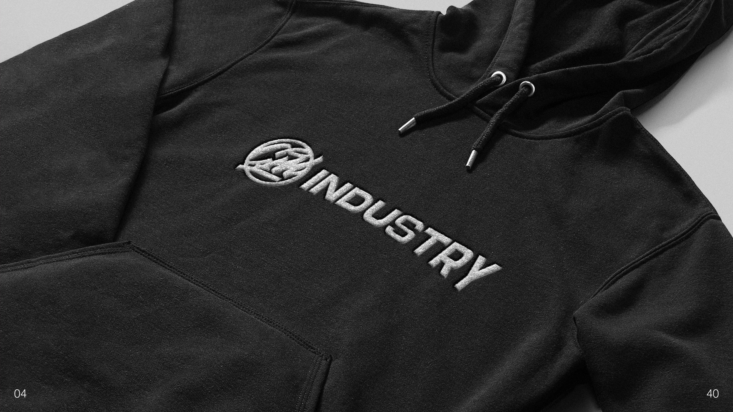 CM Industry Logo Branding Hoody MockUp | CM Industry