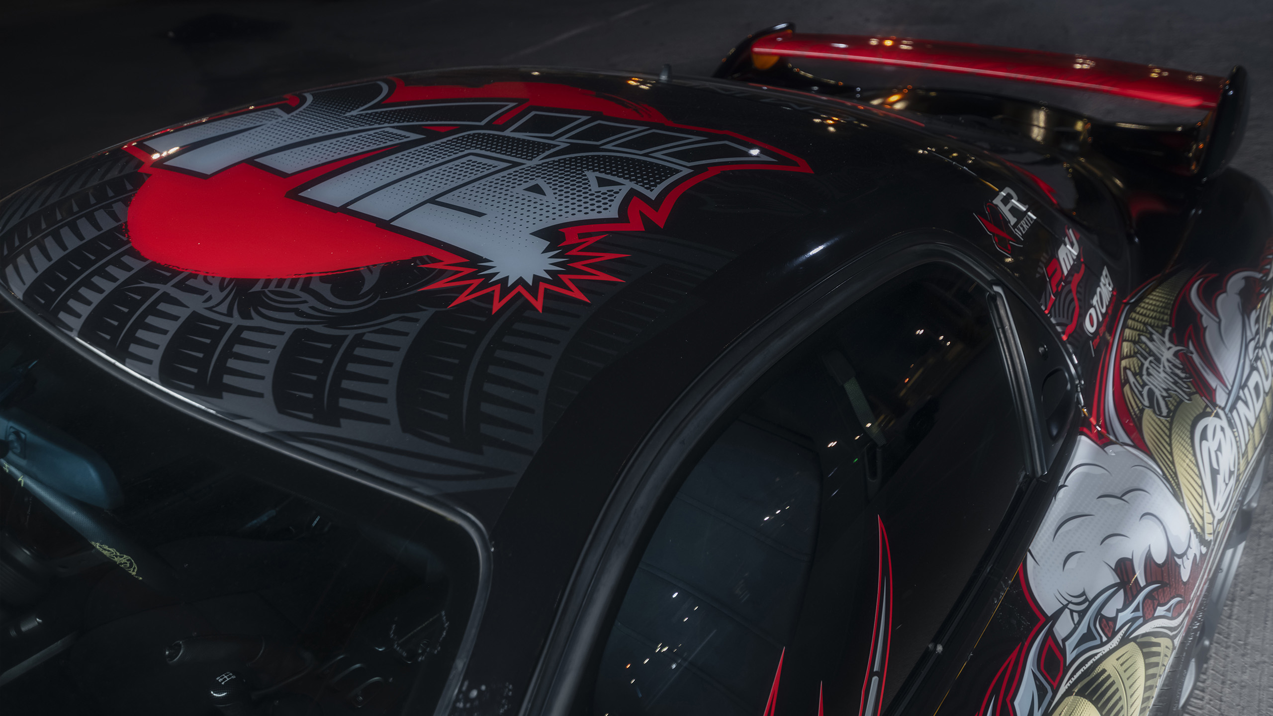 Mazda RX-7 FD3S Japanese Dragon Livery Design Top | CM Industry