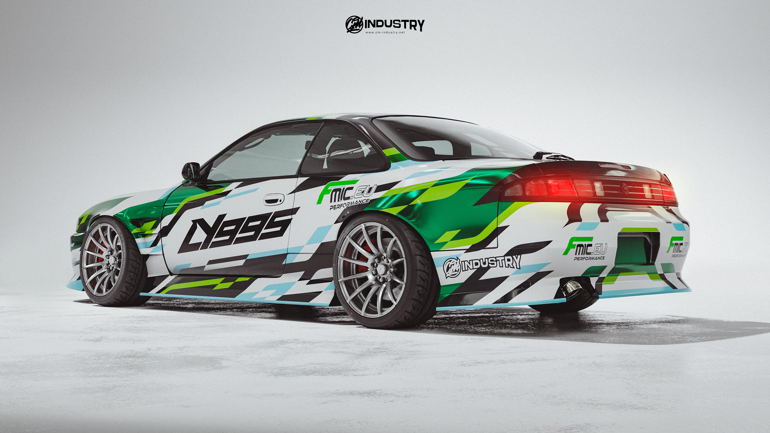 Nissan Silvia S14 Kouki Drift Timur Lypskyi LY995 Livery Design Rear 3/4 | CM Industry