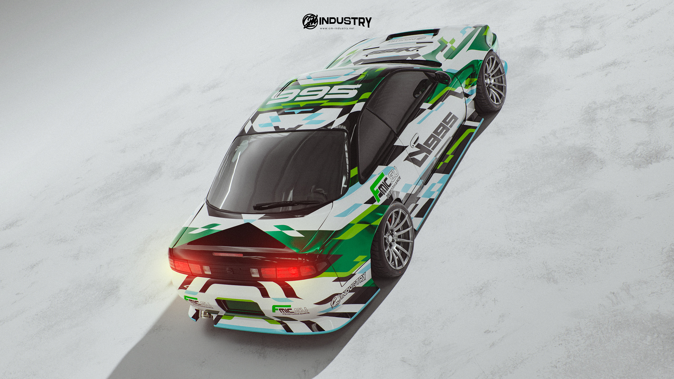Nissan Silvia S14 Kouki Drift Timur Lypskyi LY995 Livery Design Top 3/4 | CM Industry