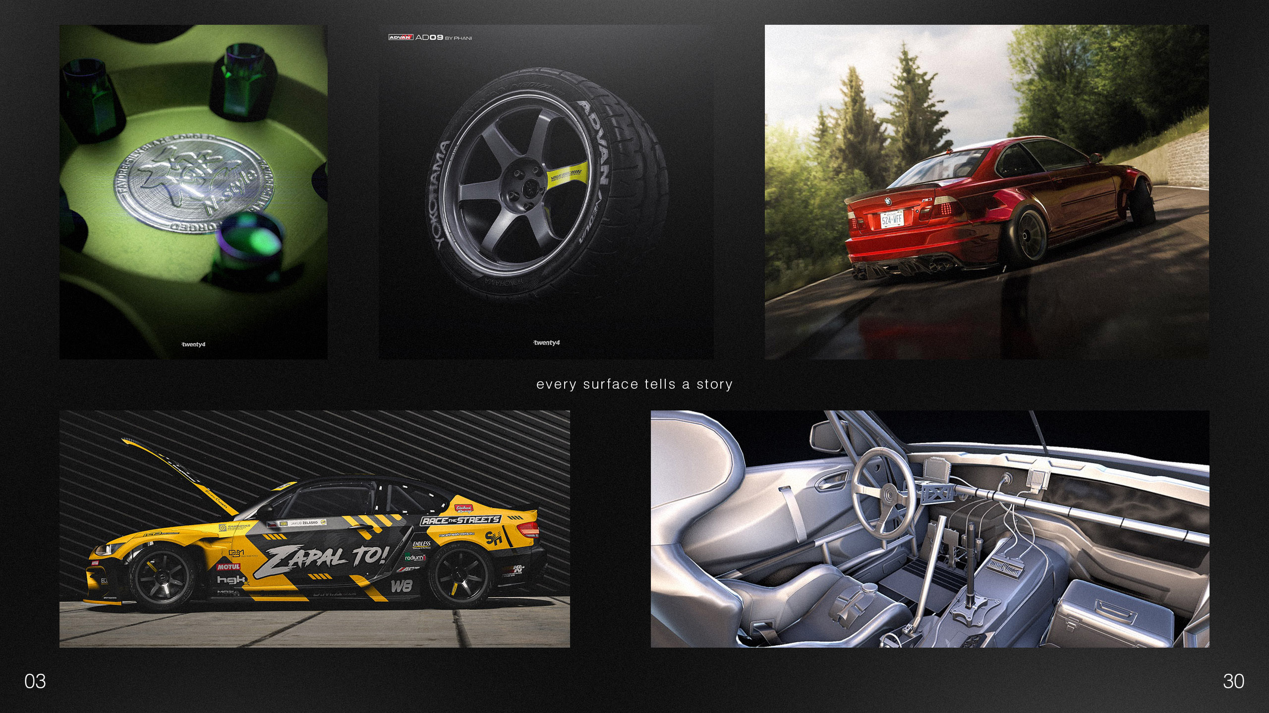 Twenty4 Racing Logo Identity Iterations 3 | CM Industry