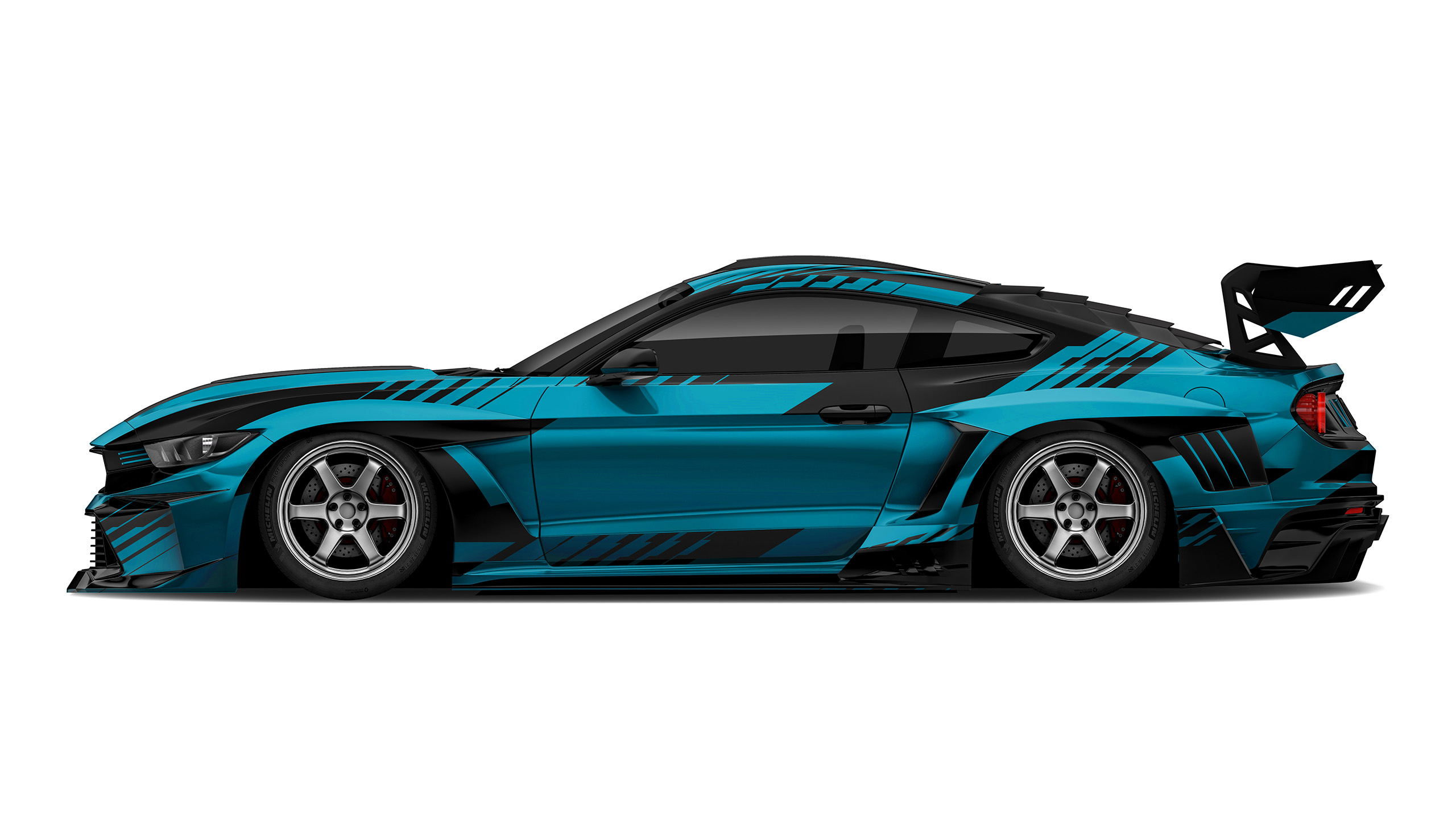 Ford Mustang S550 777 Racing @slowgtr Livery Design Lines | CM Industry