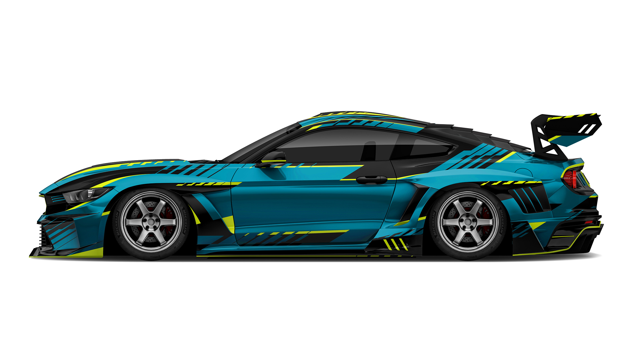 Ford Mustang S550 777 Racing @slowgtr Livery Design Accents | CM Industry