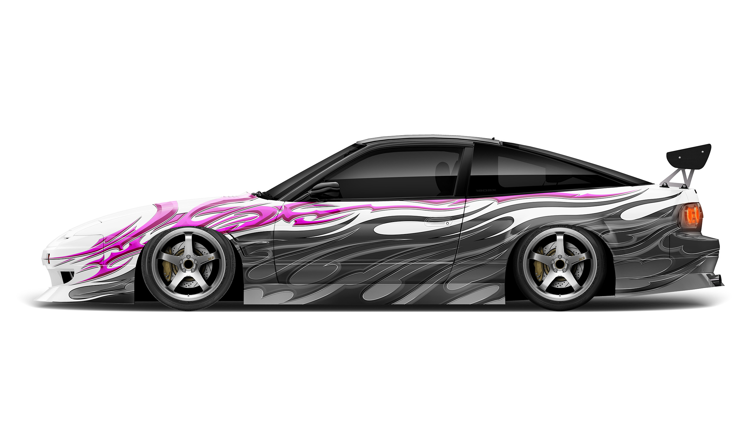 Nissan 180sx Old Style Pink Japanese Livery Design Colors | CM Industry
