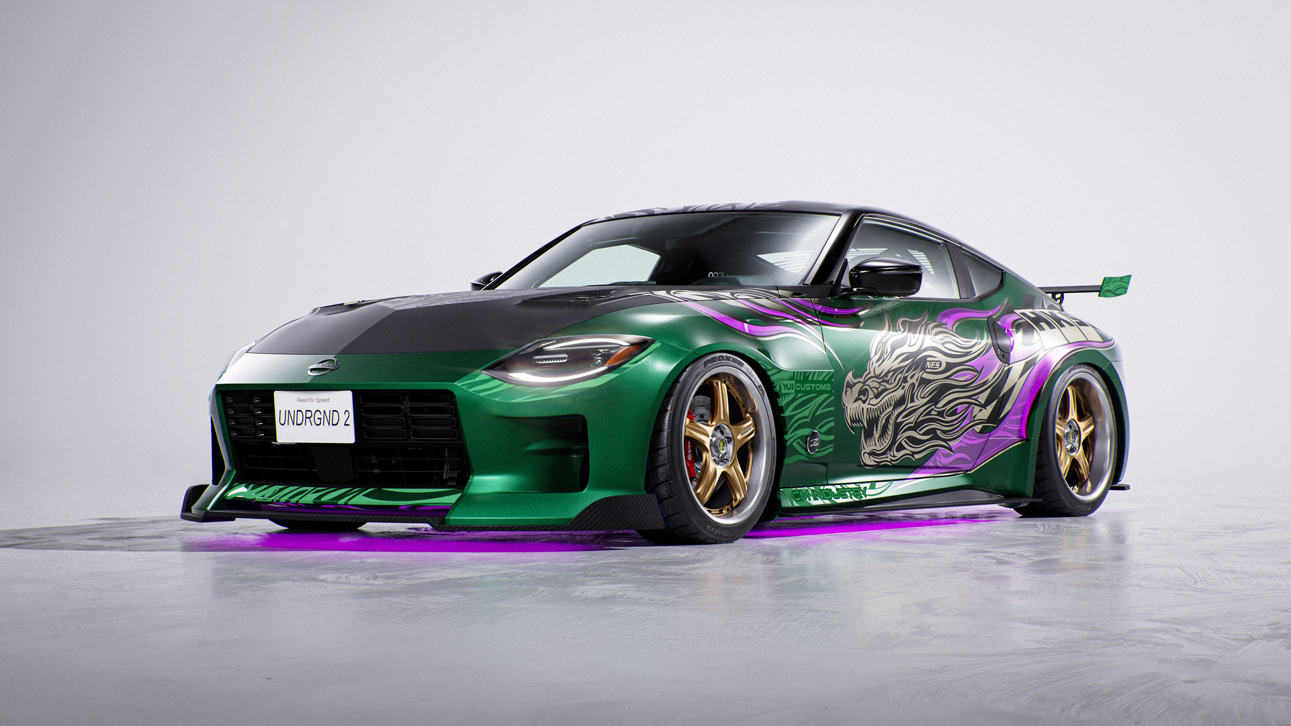 Nissan Z / 400z Stance Underground 2 Livery Design Front 3/4 | CM Industry