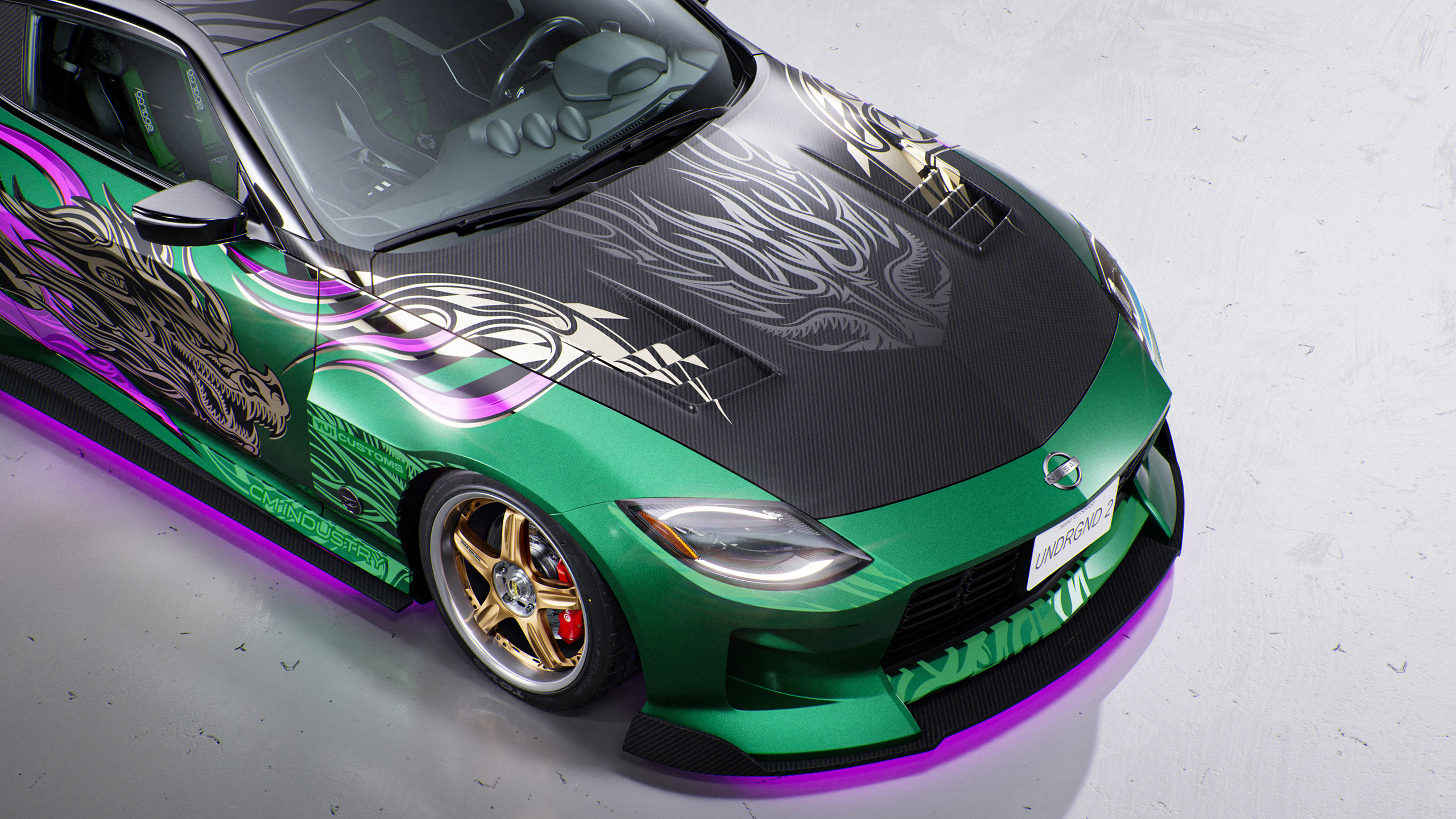 Nissan Z / 400z Stance Underground 2 Livery Design Hood | CM Industry