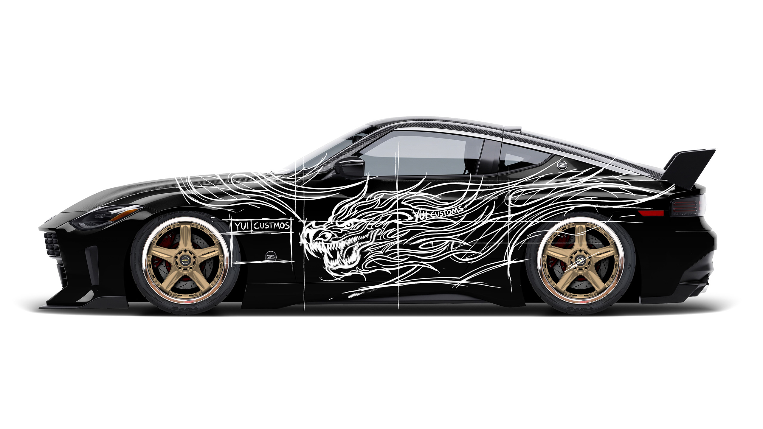 Nissan Z / 400z Stance Underground 2 Livery Design Sketch | CM Industry