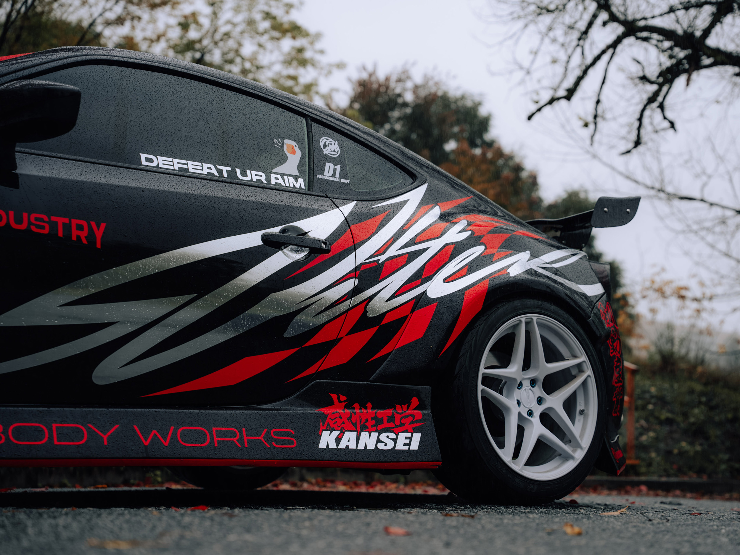 Toyota GT86 / Scion FRS / Subaru BRZ Drift Street D1 Livery Design Side close | CM Industry