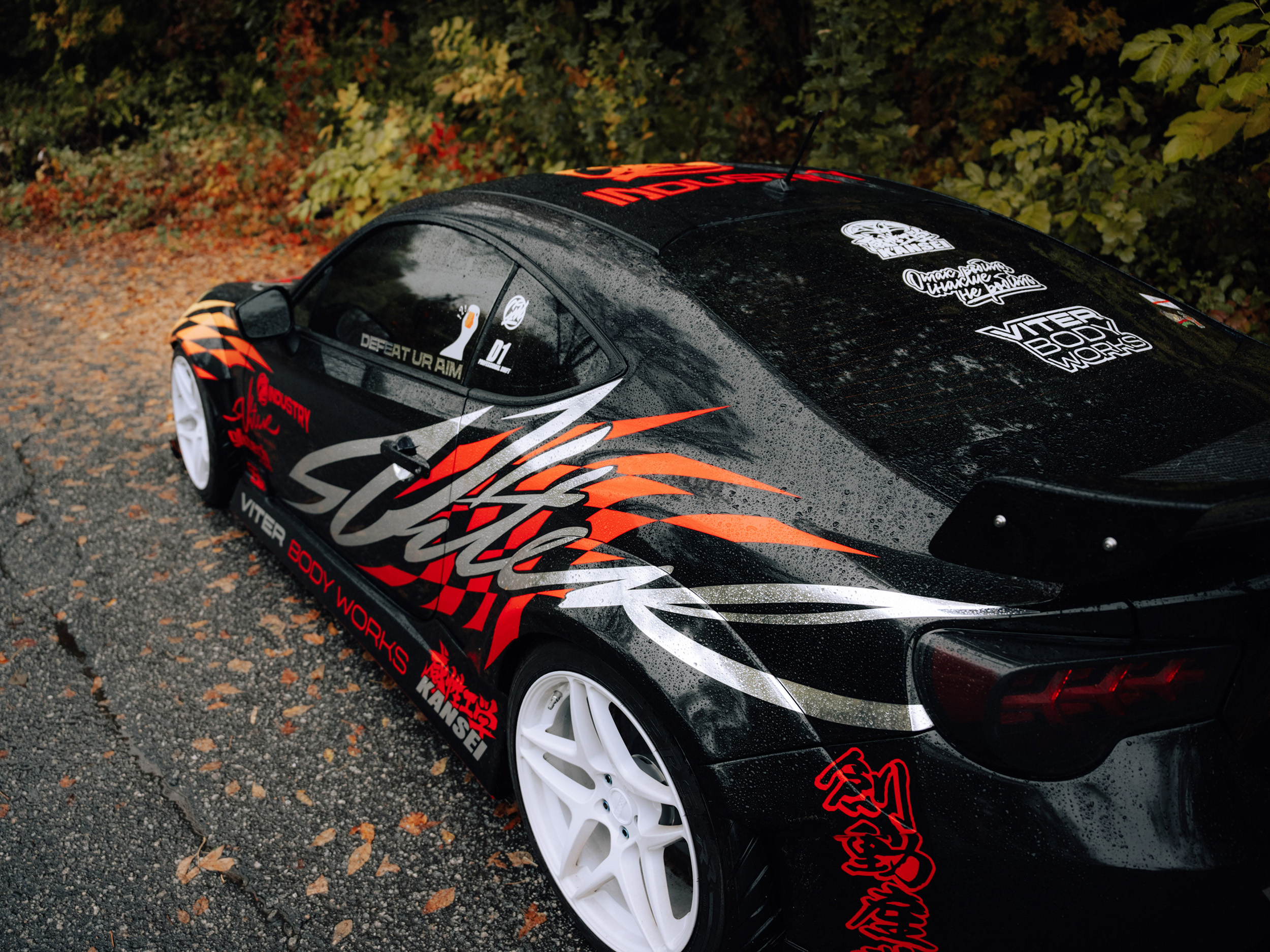 Toyota GT86 / Scion FRS / Subaru BRZ Drift Street D1 Livery Design Rear side | CM Industry