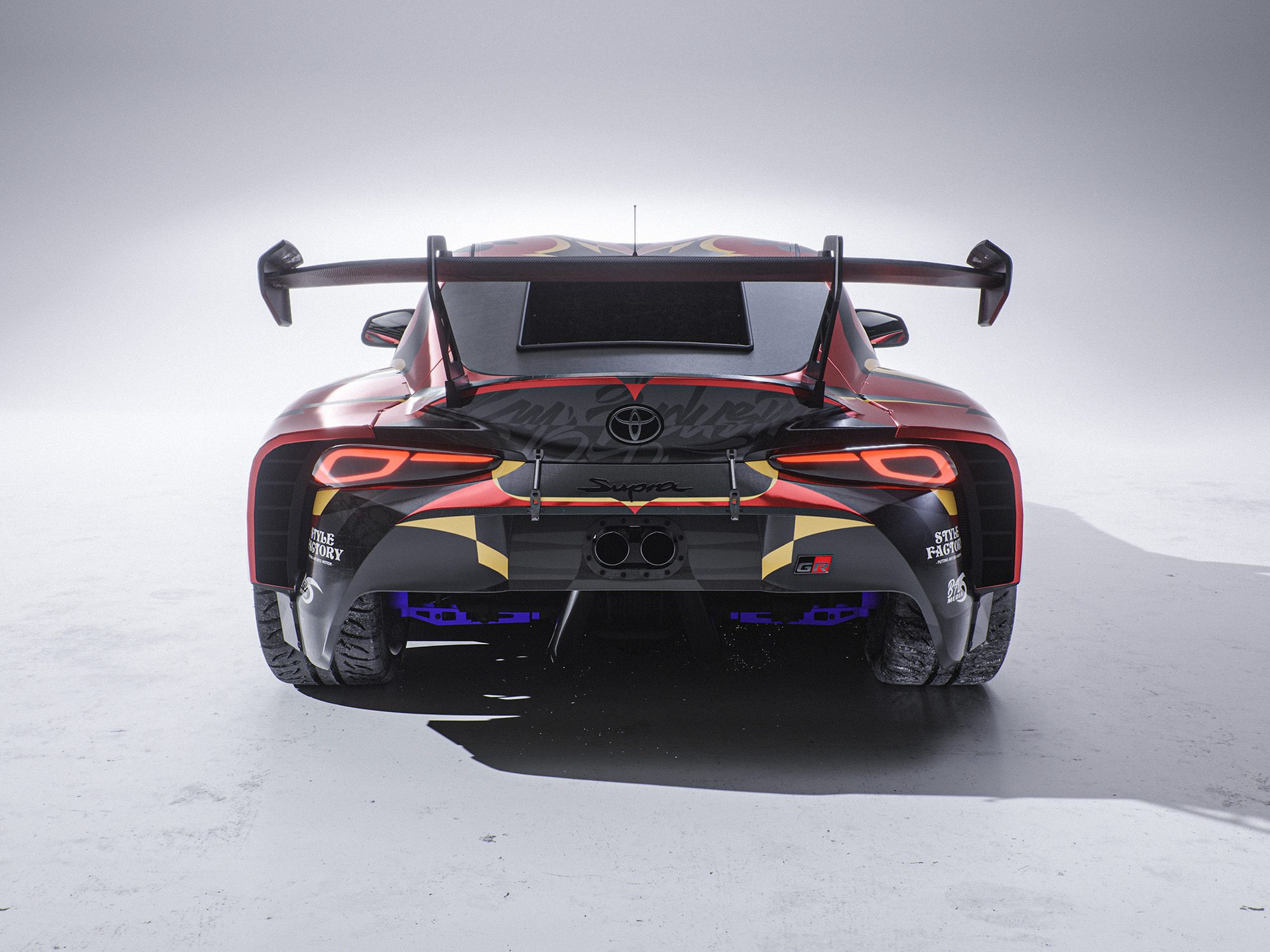 Toyota Supra A90 MK5 Adro Drift Sport Livery Design Rear | CM Industry
