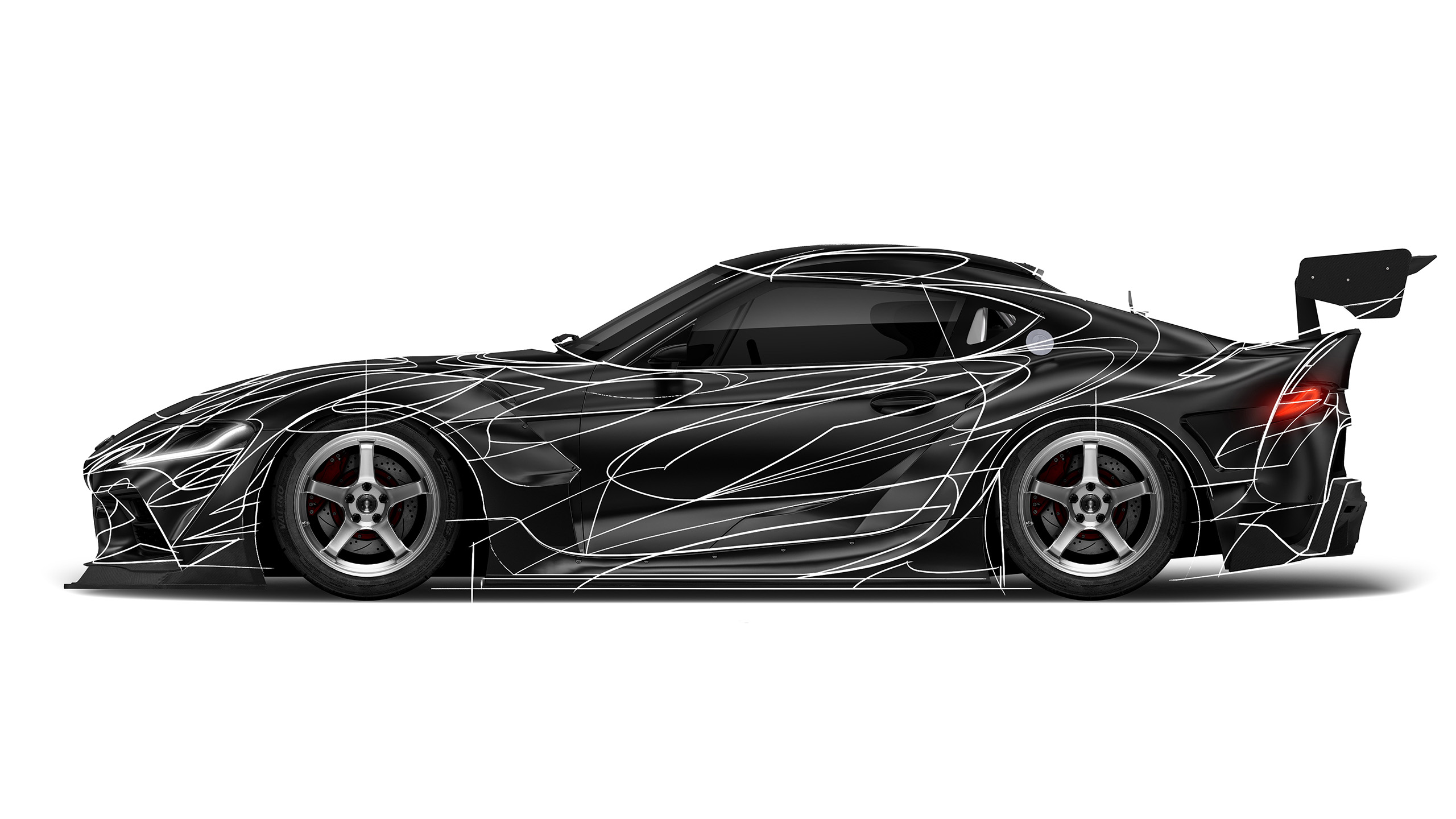 Toyota Supra A90 MK5 Adro Drift Sport Livery Design Sketch | CM Industry