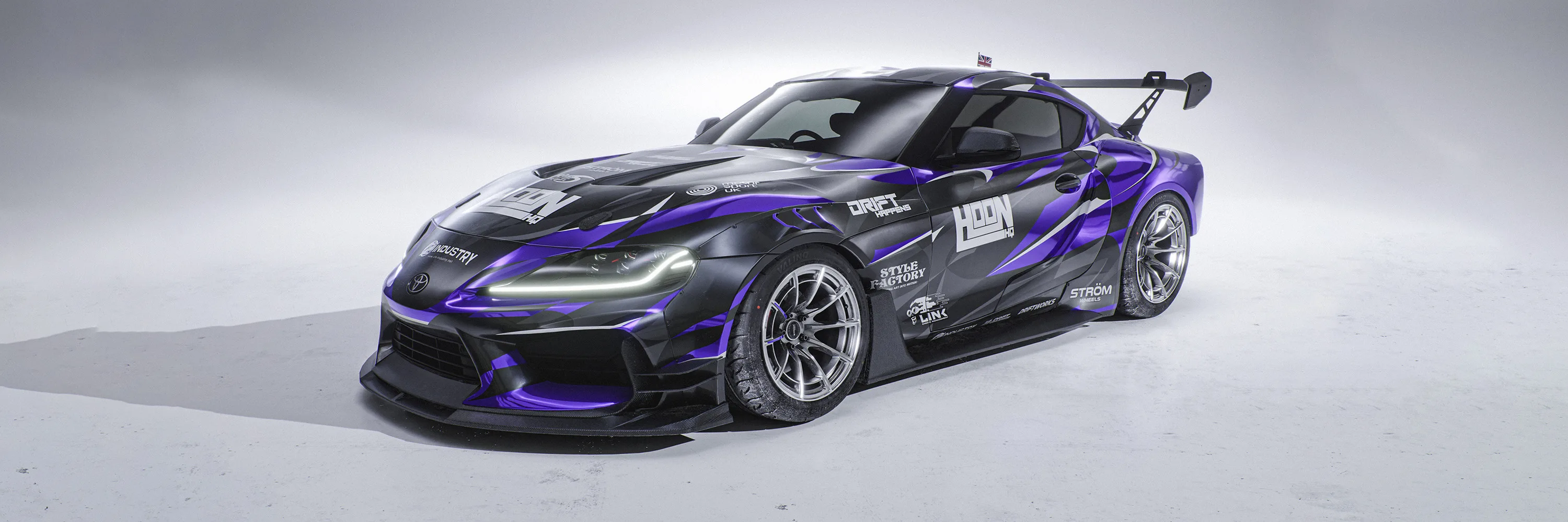 Toyota Supra A90 Adro — Livery Design · 3D Rendering